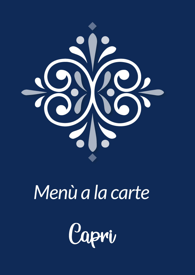 menu alla carta